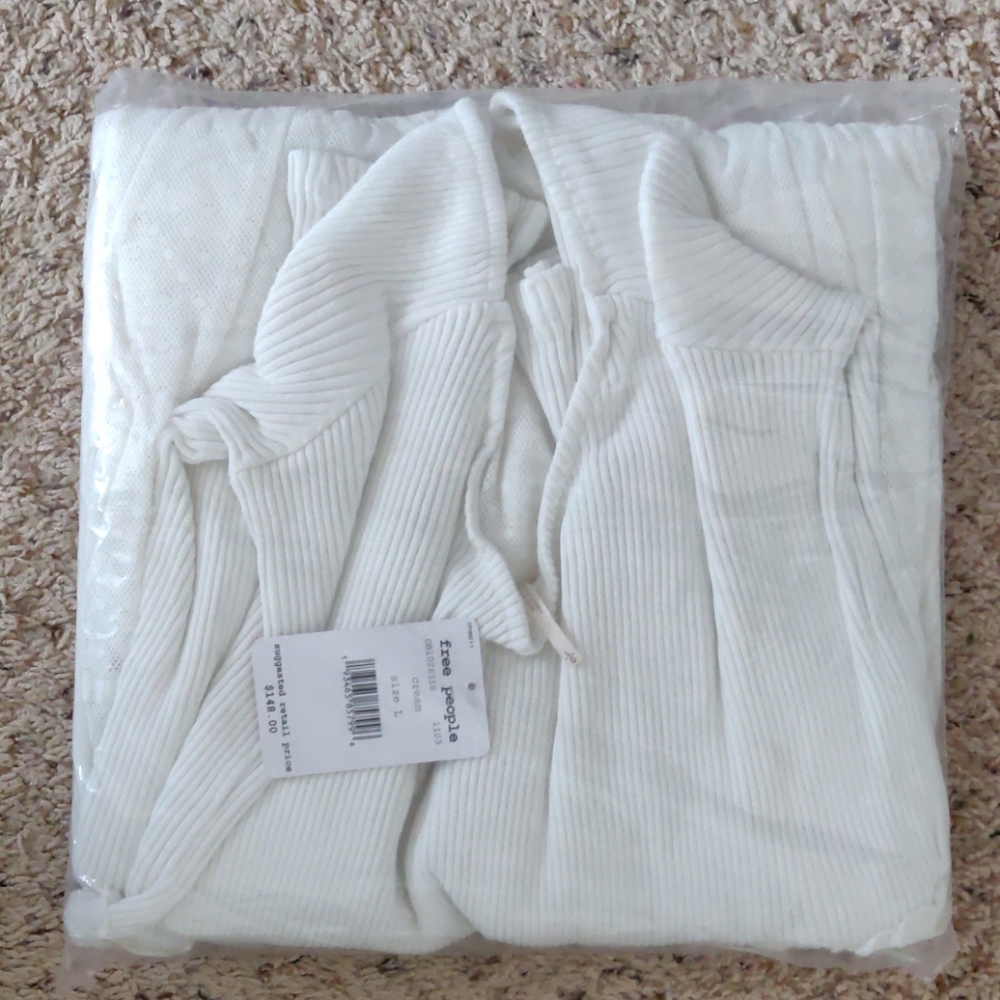 NEW $148 Free People Earth Angel Maxi Dress Ivory - Picture 11 of 13
